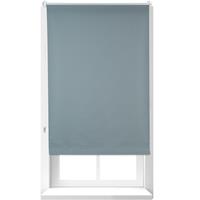 relaxdays 1 x Verdunkelungsrollo, Hitzeschutz, Thermo Rollo Klemmfix, blickdichtes Seitenzugrollo 70x165, Stoff 66 cm, grau - 