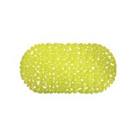 Msv Douche/bad Anti-slip Mat Badkamer - Pvc - Limegroen - 39 X 99 Cm