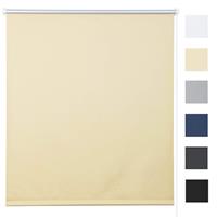 woltu Verdunklungsrollo Thermorollo Klemmfix ohne Bohren Beige 40x160cm(BXH） - 