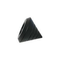 gardinia Endknopf Kegel zu Stilprogramm Memphis, Ø 16 mm, schwarz, 2-er Pack - 