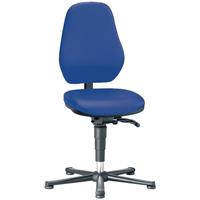 Bimos Labostoel Basic 9135, met glijders, kunstleer, Stamskin Top blauw