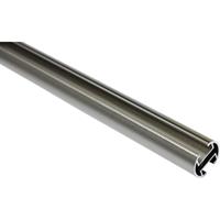 sunpro24 Gardinenstange mit Innenlauf II Ø 20 mm edelstahl-optik 160 - 