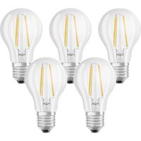 OSRAM LED-lamp Energielabel A++ (A++ - E) E27 Peer 7 W = 60 W Warmwit (Ø x l) 60 mm x 105 mm Filament / Retro-LED 5 stuk(s)