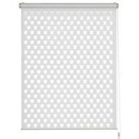 sunpro24 EASYFIX Doppelrollo Cut-Out Dreieck weiß 100 x 150