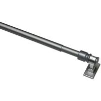 gardinia Caféhausstange California silber-matt, 75 - 135 cm, Ø 12 mm - 