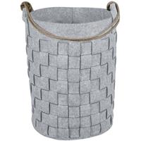 spirella Wäschekorb Wäschesammler Wäschesack 'Cosy' - 70 Liter - Grau - 