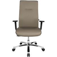 Topstar Operator-draaistoel BIGSTAR20, puntsynchroon-mechanisme, draagvermogen 150 kg, zandkleurig