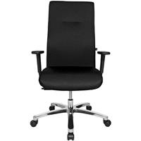 Topstar Operator-draaistoel BIGSTAR20, puntsynchroon-mechanisme, draagvermogen 150 kg, zwart