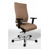 Topstar Kantoordraaistoel PROFI STAR 15, ergonomische rugleuning, lichtbruin