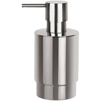 spirella Premium Seifenspender 'Nyo' in edlem Design | Flüssigseifen-Spender aus Edelstahl | Fassungsvermögen: 200ml | ØxH: 6,5 x 14 cm | Silber