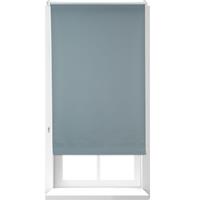 relaxdays 1 x Verdunkelungsrollo, Hitzeschutz, Thermo Rollo Klemmfix, blickdichtes Seitenzugrollo 60x165, Stoff 56 cm, grau - 