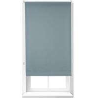 relaxdays 1 x Verdunkelungsrollo, Hitzeschutz, Thermo Rollo Klemmfix, blickdichtes Seitenzugrollo 60x165, Stoff 56 cm, grau - 