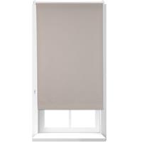 relaxdays Thermorollo, blickdicht, Verdunkelungsrollo, Thermobeschichtung, Gesamt: 60x160 cm, Stoffbreite 56 cm, braun - 