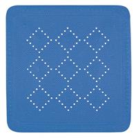 Spirella antislipmat Alaska 55x55cm blauw
