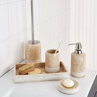 Ridder Posh vrijstaande zeepbakjesdispenser, marmer, beige