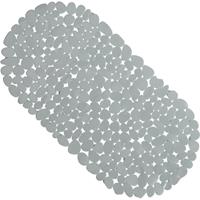 relaxdays 1 x Badewanneneinlage Steinoptik, Antirutschmatte lang mit Saugnäpfen, Badeeinlage B x T: 66,5 x 34,5 cm, grau