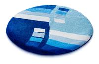 FLOORDIREKT Badematten Spektral - Henry, rund 95 cm