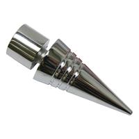 gardinia Endknopf Chicago Spitze Ø 20mm, chrom - 