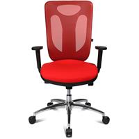 topstar Bürodrehstuhl SITNESS NET pro 100 | Mit Netz-Rückenlehne | Rot | 