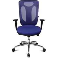 topstar Bürodrehstuhl SITNESS NET pro 100 | Mit Netz-Rückenlehne | Blau | 
