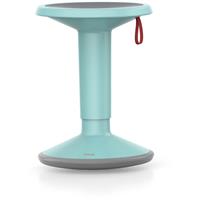 certeo Sitzhocker UP - höhenverstellbar 450-630 mm - pastelltürkis