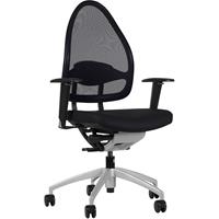 Topstar Design kantoordraaistoel, met rugleuning van gaas, rugleuning 550 mm, zwart