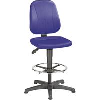 bimos Stuhl / Bürostuhl Unitec 3 Stoff blau9651 CI02