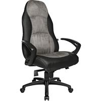 Topstar Draaifauteuil, kunstlleer / microvezels, zwart / grijs