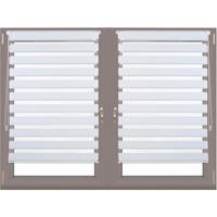 relaxdays 2x Doppelrollo Klemmfix im Set, Seitenzugrollo ohne Bohren, Duo-Rollo zum Klemmen, Klemmrollo, 90 x 150 cm, weiß - 