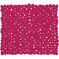 Msv Douche/bad Anti-slip Mat Badkamer - Pvc - Fuchsia - 53 X 53 Cm