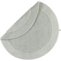 Rhomtuft Badteppich oval Exquisit perlgrau - 11 Gr. 60 x 100