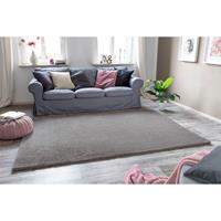 Andiamo Hochflor-Teppich "Posada", rechteckig, Uni-Farben, Wohnzimmer