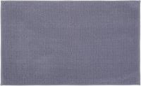Badematte CHENILLE, Anthrazit, 100 x 60 cm, Uni Gözze, Höhe 15.0 mm, rutschhemmend beschichtet, fußbodenheizungsgeeignet, Polyester, rechteckig