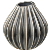Vasen WIDE Vase S Keramik Smoked Pearl 15 cm (grau)