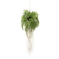 emerald Kunst Hangplant Varen met Luchtwortels 70cm