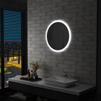 vidaxl Badezimmerspiegel mit LED 60 cm Silber