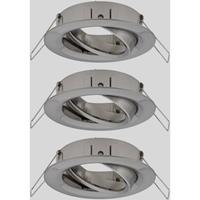 paulmann 92485 EBL Choose Inbouwring Set van 3 stuks 10 W IJzer