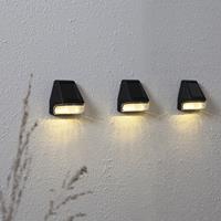 Best Season LED-Solarwandleuchte Wally Mini im 3er-Set