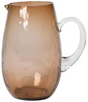 Broste Copenhagen Karaffen HAMMERED Krug brown 2 l