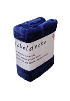 Grace grand spa Kuscheldecke Tagesdecken blau