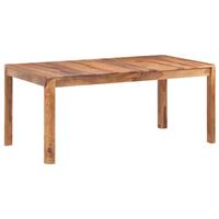 vidaxl Esstisch 180x90x77 cm Massivholz Braun