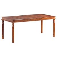 vidaxl Esstisch 180x90x76 cm Massivholz Braun