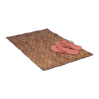 Relaxdays Bambus Badematte 50 x 80 cm braun