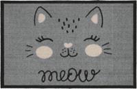 MD-Entree MD Entree choonloopmat - Impression Meow Grey - 40 x 60 cm