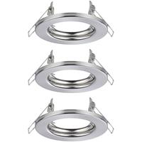 Paulmann GU10-Einbaulampe 3er-Set starr, eisen