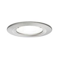 Paulmann,LED Einbaustrahler Nova rund 1x6,5W GU10 Eisen gebürstet 4000K starr