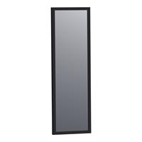 Saniclass Silhouette 25 spiegel 25x80cm zwart aluminium 3500