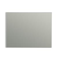 Saniclass Alu spiegel 90x70x2.5cm rechthoek zonder verlichting aluminium 3873-70