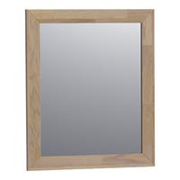 Saniclass Natural Wood spiegel 60x70x1.8cm rechthoek vingerlas zonder verlichting Grey oak 30060