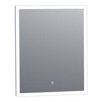 Saniclass Edge spiegel 60x70cm inclusief dimbare LED verlichting met touchscreen schakelaar 3950s
